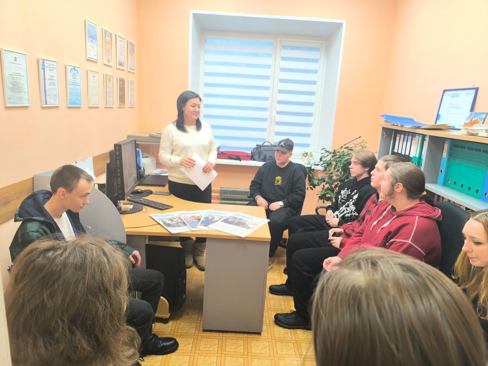Экскурсия в редакцию газеты &amp;quot;Городское время&amp;quot;.